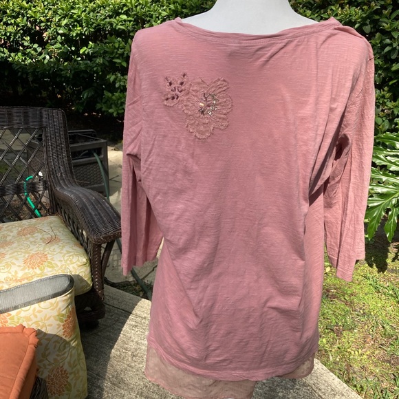 LOGO pink top with appliqué - large - Picture 4 of 9